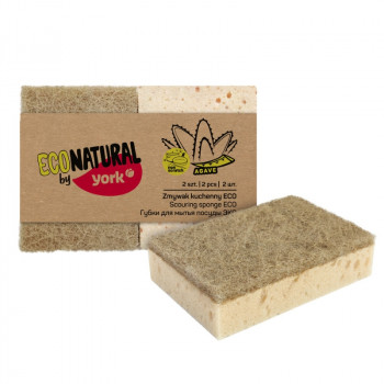 YORK Eco Natural σφουγγάρι πιάτων, 2 τεμ.