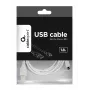 Gembird CCP-mUSB2-AMBM-6-W καλώδιο USB 2.0 A σε Micro-USB B, 1,8 m, λευκό