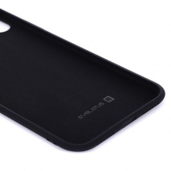 Evelatus Apple iPhone X/Xs θήκη σιλικόνης Nano Soft Touch TPU μαύρο
