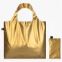 LOQI METALLIC χρυσή τσάντα χεριού