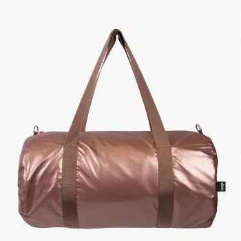 Τσάντα Weekender LOQI – ροζ χρυσό (μεγάλη)