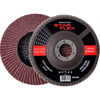 PSG Star Flex T29 Δίσκος λείανσης για ατσάλι, 125 x 22 mm, Κόκκωση 60 (TLS1252260)