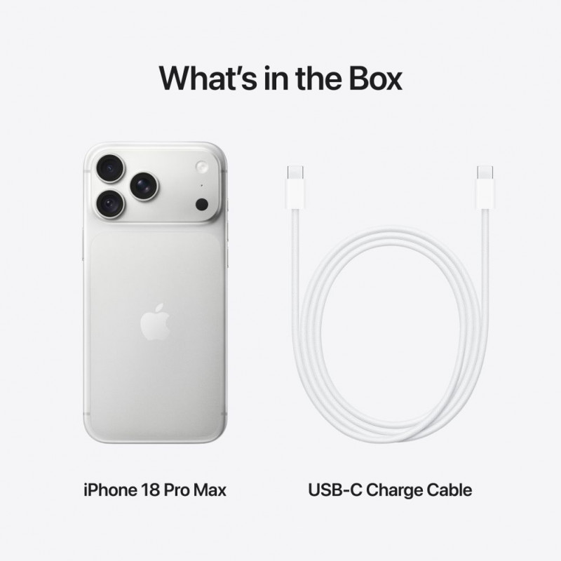 Apple iPhone 18 Pro Max 2TB Ασημί