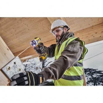 DeWALT DCF860E2T-QW Κρουστικό κατσαβίδι μπαταρίας 3800 RPM Μαύρο, Κίτρινο