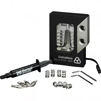 Thermal Grizzly DeltaMate MPII CPU-Wasserkühler, AM5, Schwarz/Silber