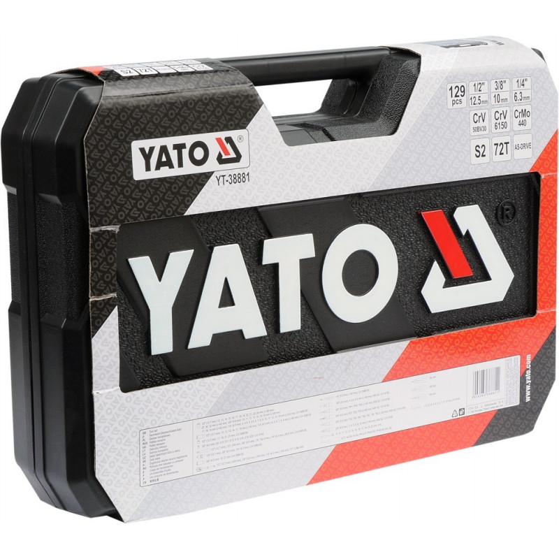 Yato YT-38881 σετ εργαλείων μηχανικού 129 εργαλεία