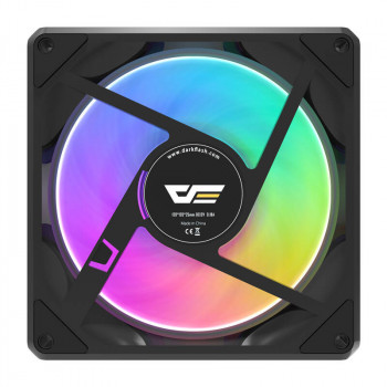 Darkflash Gauss G24 120 mm ARGB PWM ανεμιστήρας κουτιού, μαύρο