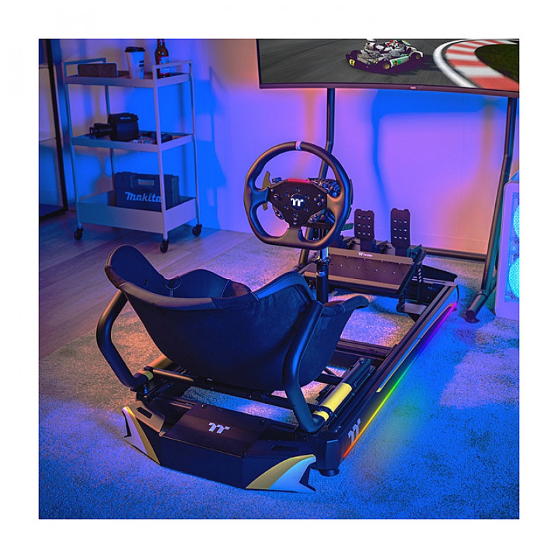 Thermaltake GK500 κόκπιτ προσομοιωτή αγώνων go-kart, μαύρο