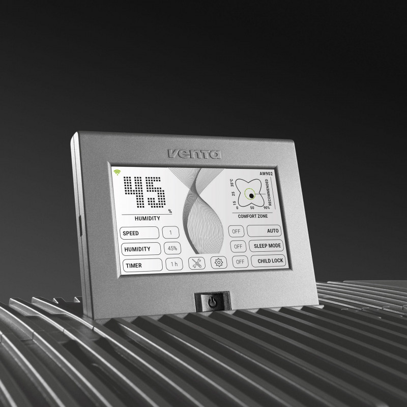 Venta Pro. AW902 ισχυρός καθαριστής αέρα με λάμπα UVC