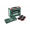 Metabo 18 V LiHD μπαταρία 8,0 Ah, 4 τεμ. + φορτιστής (685135000)