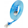 Wirewin Slim Cat6 U/FTP Καλώδιο patch RJ45, 0,5 m, Μπλε
