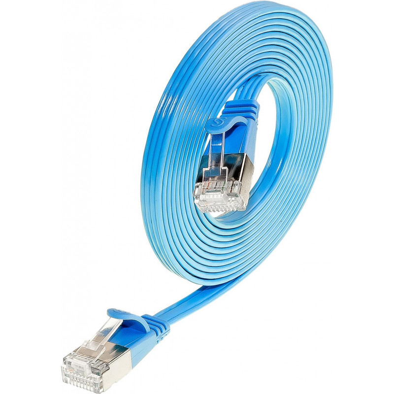 Wirewin Slim Cat6 U/FTP Καλώδιο patch RJ45, 0,5 m, Μπλε