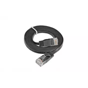 Wirewin Slim Cat6 U/UTP καλώδιο patch RJ45, 0,1 m, μαύρο