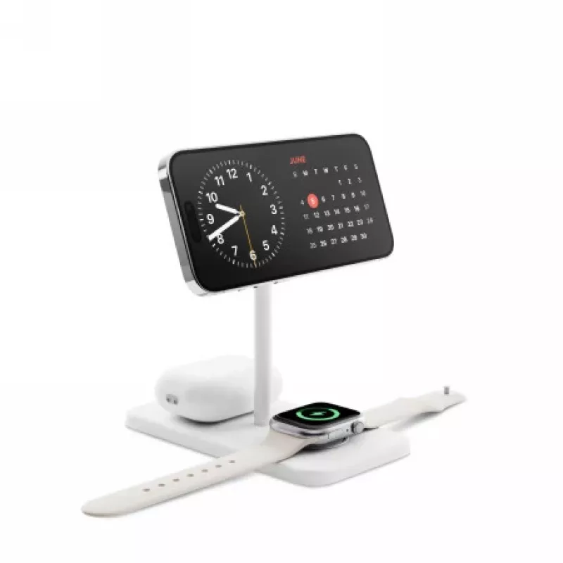 Twelve South HiRise 3 Deluxe ασύρματος φορτιστής 3 σε 1, 15 W, λευκό