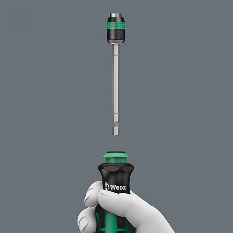 Wera λαβή κατσαβιδιού με 1/4 inch μαγνητικό bit holder + 6 bits