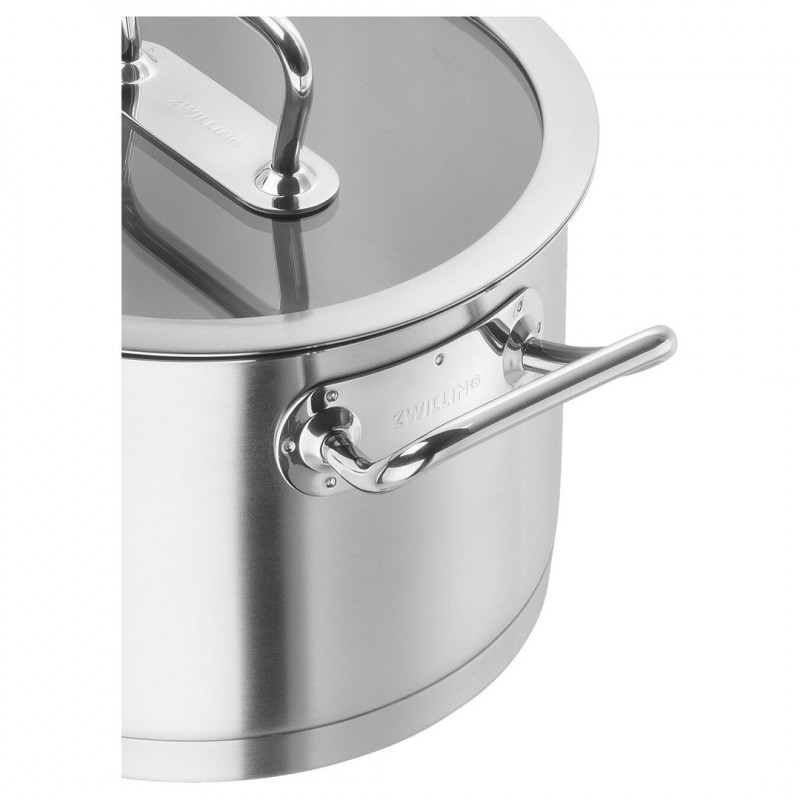 ZWILLING Pro 3,5 L στρογγυλή ασημί κατσαρόλα