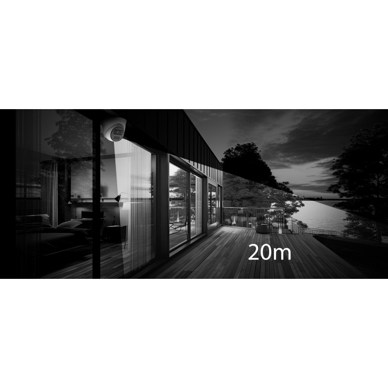 IP Κάμερα Hilook IPC-T241H-C Dome 4MP 2,8mm IR20m