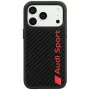 Audi R8 Carbon Fiber Θήκη MagSafe για iPhone 18 Pro / 17 Pro Μαύρο