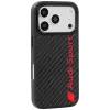 Audi R8 Carbon Fiber Θήκη MagSafe για iPhone 18 Pro / 17 Pro Μαύρο