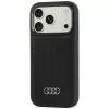 Audi Θήκη MagSafe από Συνθετικό Δέρμα για iPhone 18 Pro / 17 Pro, Μαύρο