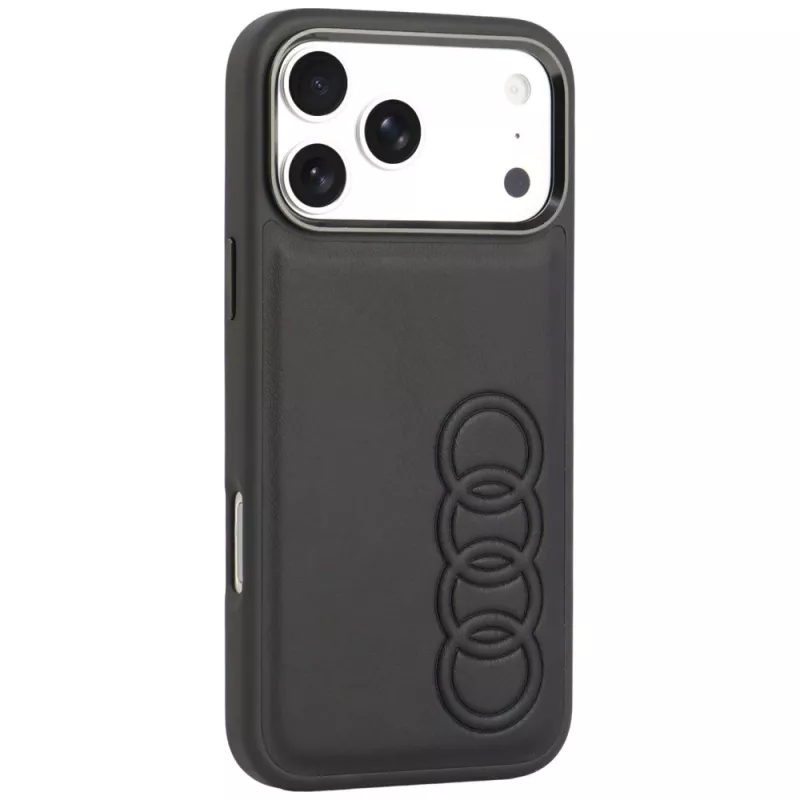 Audi TT Θήκη MagSafe από τεχνητό δέρμα για iPhone 18 Pro Max / 17 Pro Max, μαύρο