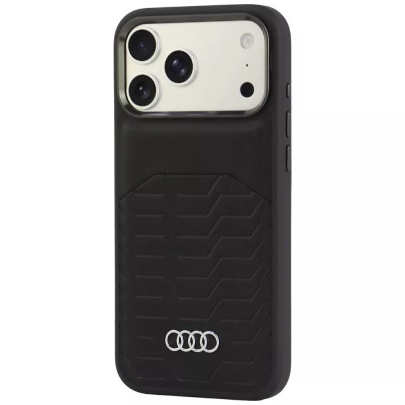 Audi GT Θήκη MagSafe από τεχνητό δέρμα για iPhone 18 Pro Max / 17 Pro Max, μαύρο