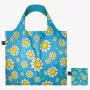 LOQI Τσάντα Smiley – Flowers Blue