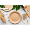 Gogreen Go Green Πιάτα από χαρτί kraft Ø18 cm, 20 τεμ.