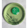 Gogreen Reed Go Green Φιλικά προς το περιβάλλον χάρτινα πιάτα Ø22cm 10 τεμ