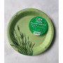 Gogreen Reed Go Green Φιλικά προς το περιβάλλον χάρτινα πιάτα Ø18cm 10 τεμ