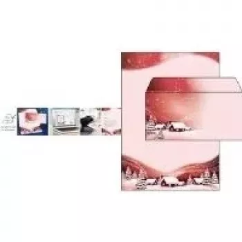 Sigel Χριστουγεννιάτικο χαρτί μοτίβου Silent Night, A4, 90 g/m² (DP036)