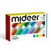 Mideer Silky Crayons Ανταλλακτικά, μαλακά και πλενόμενα, 12 τεμ.