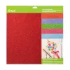Cricut Χαρτόνι με Γκλίτερ Sampler 30 x 30 cm, 10 Φύλλα, Brights (P)