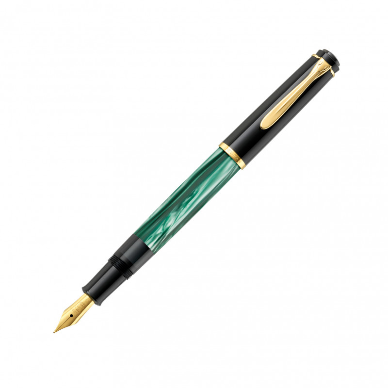 Pelikan Classic M200 Στυλό με έμβολο, πράσινο μαρμάρινο
