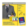 Avery Zweckform 4830 κορδόνια λαιμού με καραμπίνερ, μαύρα, 10 τεμ.