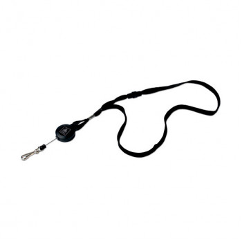 Avery Zweckform 4830 κορδόνια λαιμού με καραμπίνερ, μαύρα, 10 τεμ.