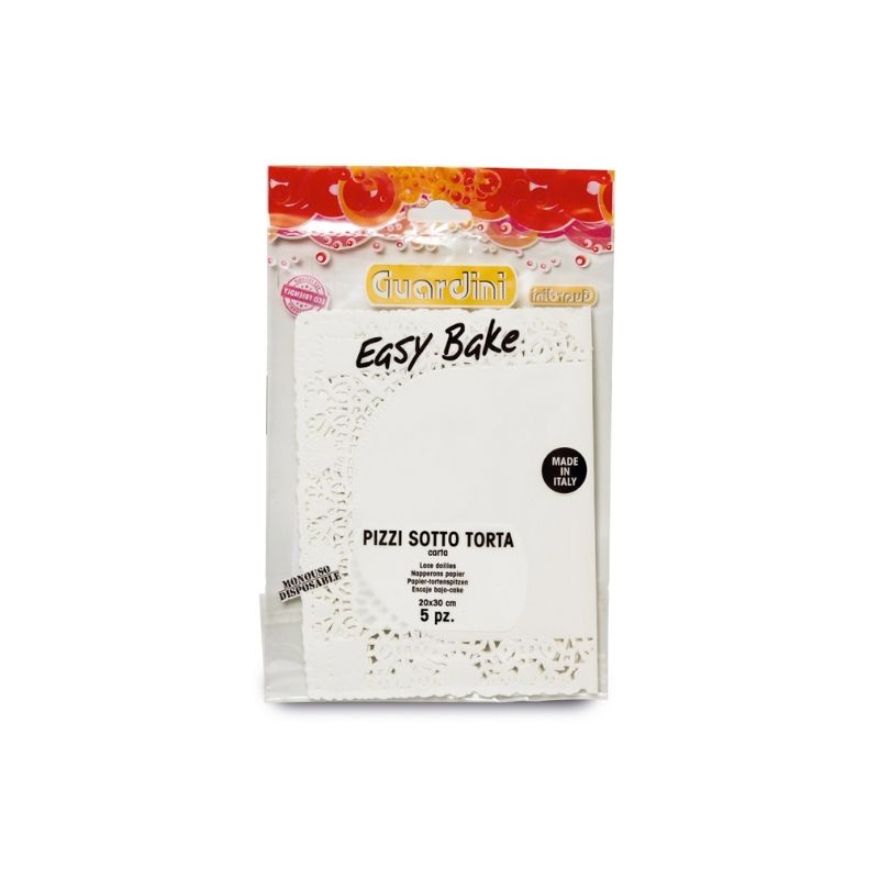 Διακοσμητικά χάρτινα καλύμματα Guardini Easy Bake 20 x 30 cm, 5 τεμ.