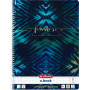 Herlitz New Batik Fearless Spiralblock A4, 80 φύλλα, γραμμογράφηση 28, μπλε