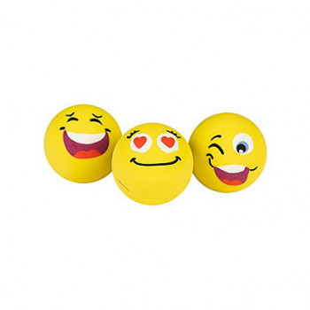 WEDO SMILEY γόμα, κίτρινο, 3 σχέδια σε ένα κουτί