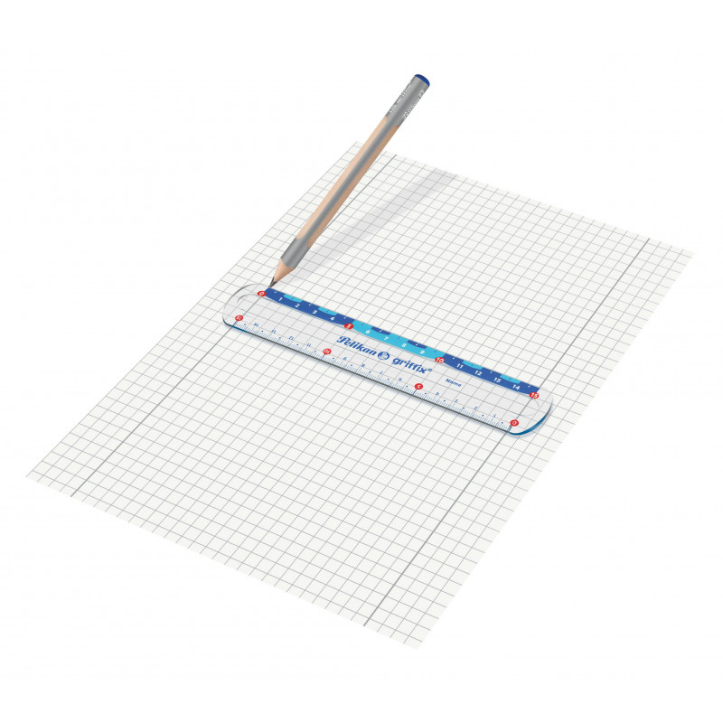 Pelikan griffix χάρακας 15cm σε πτυσσόμενο κουτί