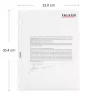 Falken θήκες εγγράφων DIN A4, 0,05 mm, κρυστάλλινα διάφανες