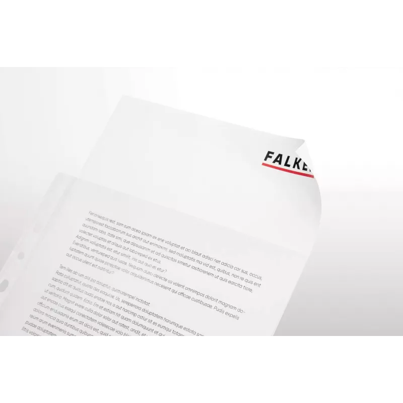 Falken θήκες εγγράφων DIN A4, 0,05 mm, κρυστάλλινα διάφανες