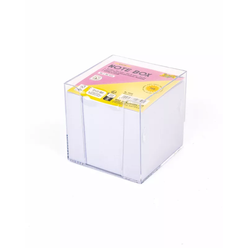 Folia Θήκη σημειώσεων με 700 σημειωματάκια, λευκή/διάφανη
