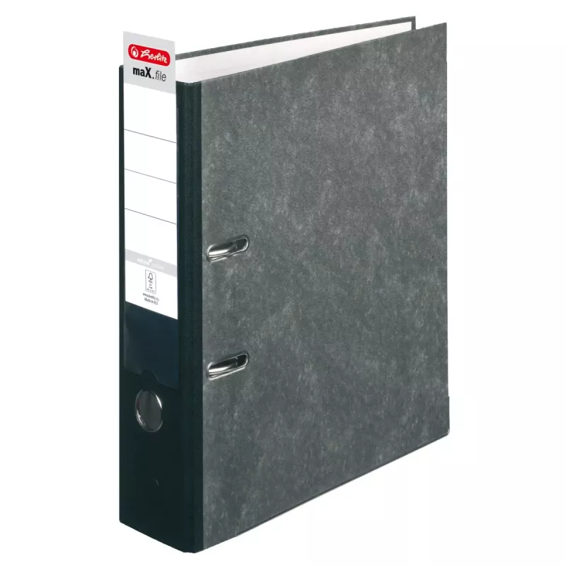 Herlitz ντοσιέ maX.file nature pock A4, 8 cm, επένδυση μάρμαρο σύννεφου