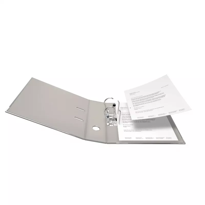 FALKEN Color ντοσιέ DIN A4, 8 cm, πλαστικό, γκρι