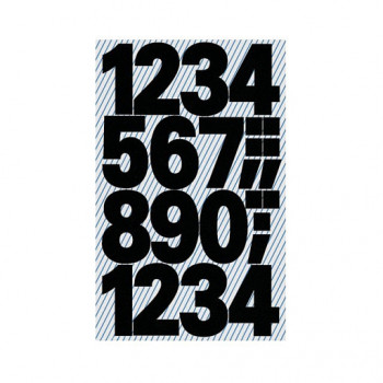 AVERY Zweckform Αυτοκόλλητα αριθμών 3785 Αριθμοί, μαύρα, 25,0 mm, 48 ετικέτες