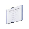 Durable INFO SIGN Πινακίδα πόρτας, 210 x 148,5 mm, μεταλλικό ασημί (480523)