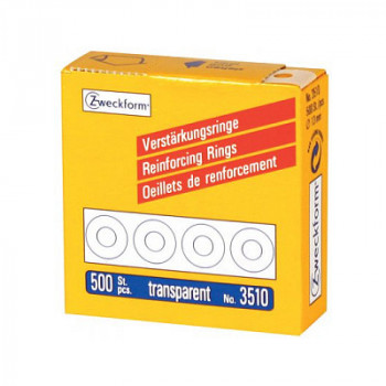 Avery Zweckform 3510 δακτύλιοι ενίσχυσης οπών, Ø 13 mm, διαφανείς, 500 τεμ.