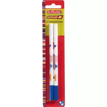 herlitz Superhai στυλό διορθωτή μελάνης, πάχος γραμμής M, μύτες γόμας και διόρθωσης, 2 τεμ.