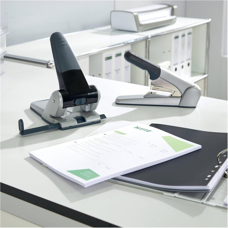 Leitz 5180 διατρητής αρχειοθέτησης, μαύρος